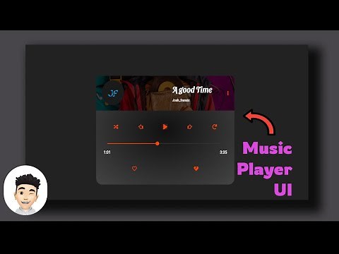 How To Make A Custom Audio Player Using HTML & CSS- UI Design
