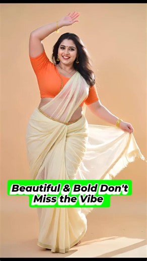 AI-Generated Saree Dance | Soft elegance #shortsfeed #digitalart #sareelook #explore