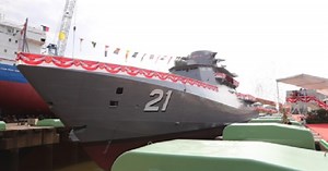 ST Engineering Marine launches LMV Dauntless for Singapore Navy