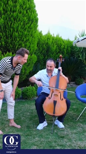 Jodok Vuille on Instagram: "During my visit to Izmir, I had the pleasure of meeting Dr. OG, the founder of OG Dental Clinic, one of Turkey’s leading and most successful dental clinics. Dr. OG is a third-generation dentist with 28 years of experience, and we met at a wonderful concert — which turned into a great friendship! The clinic welcomes a large number of patients from all over Europe and is highly successful in its field. I gave Dr. OG a small cello lesson, and in return, he surprised me w