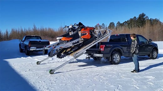 239K views · 764 reactions | Hydraulic Snowmobile Sled ATV Deck | Snowy Range Snowmobile Club | Facebook
