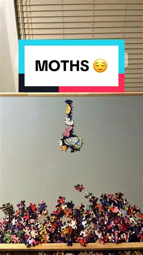 Stunning Round Puzzle 'Moths' by Maria Over