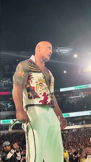 WWE WrestleMania 40 The Rock Vest | Final Boss Iconic WWE Outfit 🔥