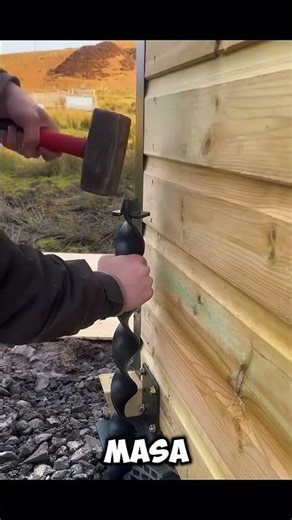 Secure any structure to the ground WITHOUT digging or concrete 💪 (cool)