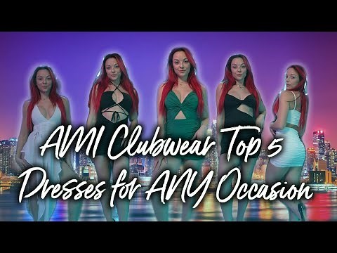 AMI Clubwear Top 5 Sheer Dresses for ANY Occasion | Try on & Review Haul