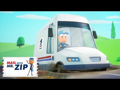 Uh Oh! The Mailman is Stuck! | 30 Minutes of @MailWithMrZIP | Fun Cartoons for Kids