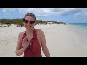 Klein Bonaire off of the Carnival Horizon No Name Beach we walk down & back the length of the Beach
