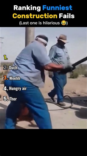 Ranking Top 5 Funniest Construction Fails 😂👷‍♂️