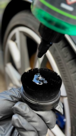 Auto Care HQ on Instagram: "Applying @squidinkdetailing Tyre Guard using the @carscopeuk Tyre Dressing Brush and Tyre Finisher Pad  #cardetailing #detailinguk #detailing #squidinkdetailing #carscope"