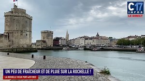 #c17infos Un peu de pluie sur La Rochelle C’est bien aujourd’hui le 4/08/2022 (erreur de frappe sur la vidéo…). | C17infos
