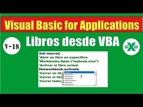 VBA Excel (Workbooks, ThisWorkbook, Close y Open).