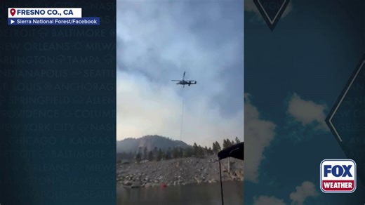 Firefighters battle Garnet Fire burning in California's Sierra National Forest