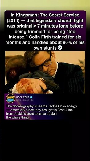 Kingsman Secret Service 2014-One of the longest actions scenes #kingsman #moviedetails #movietrivia