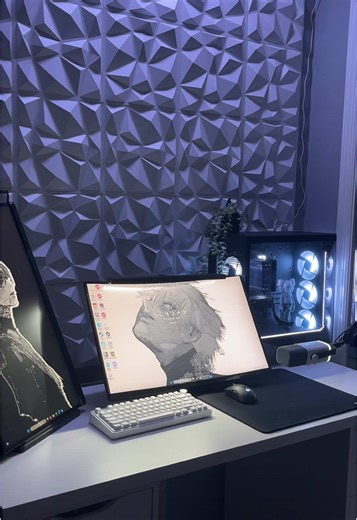 #techtok #pcsetup #whiteandblacksetup #setup #gaming