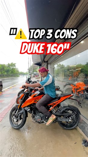 👉 “Top 3 Cons of KTM Duke 160 ⚠️ My Honest Review in 20 Sec | Aka Rider India” #duke160 #shorts
