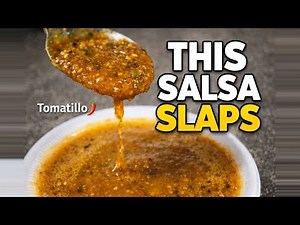 Authentic Tomatillo Salsa Recipe 🌶️ | Smoky, Spicy & Better Than Any Restaurant