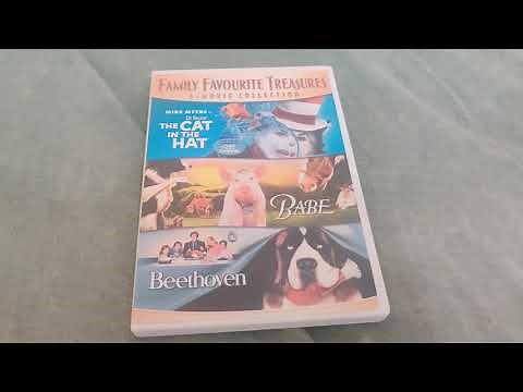 The Cat In The Hat - Babe - Beethoven Family Favorite Treasures - 3 Movie Collection DVD Overview!