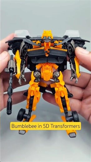 Bumblebee in 5D Transformers #cartoys #rccar #rcremotecontrolcar #optimusprime
