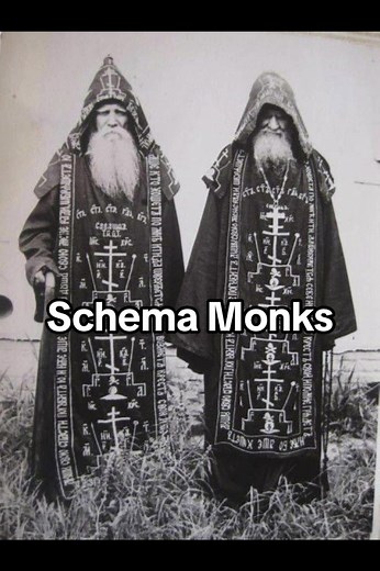 Schemamonk is a rare step taken in monastic life and is seldom approved by the abbot or bishop. The schema goes beyond carrying the Cross of Christ. Like our Lord Jesus Christ, he must be willing to surrender his life to totally save people's souls. He must in fact be willing to be nailed to the cross he has been carrying. The schemamonk is in essence an elder among the monastic community. He is a monk who has aspired to a spiritual level that transcends worldly desires. It is a life of constant