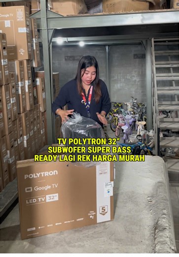 Tv polytron 32” google tv hingga 55 inch ready stok kak ✅ FB: Muraiki Cell Pusat Hp Cash & Kredit Termurah ✅ IG: @muraikicell_gresik ✅ Tik Tok: @muraikidriyorejo #muraikidriyorejo #muraikikbd #muraikigadgetstore #tvmurahgresik #kulkas
