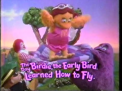 McDonald's Birdie Learns To Fly 80s Commercial (1989)