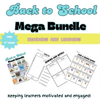 Back to School Mega Bundle | Activities, Scripts, Worksheets, & Games for Gr 1-5