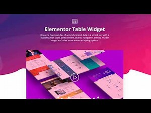 How to create a Table with Elementskit | ElementsKit Plugin | WPmet