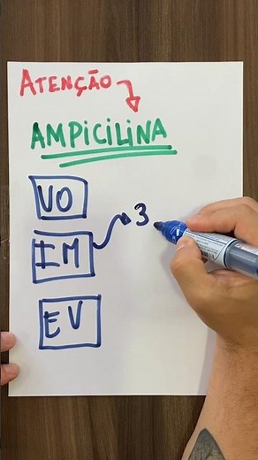 Como preparar a AMPICILINA? #enfermagemprotagonista #medicamentos #enfermagem #saude