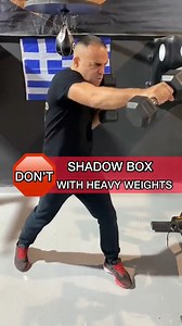 Never shadowbox with so heavy weights☝️ #boxing #shadow #heavy | Boxing Style