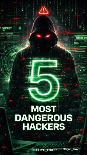 5 Most Dangerous Hackers in the World 😈