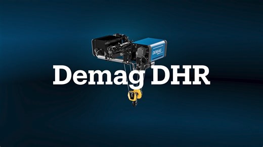 Demag DHR rope hoist | Innovative. Smart. Lifting to the next level.