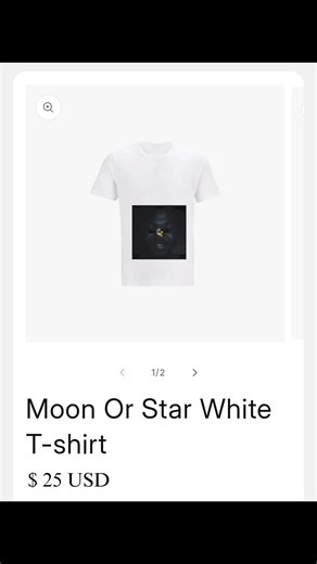 Buy Moon Or Star White T-shirt on @shopify 🛍🛒 https://exe1kk-yz.myshopify.com/products/untitled-07feb_03-46?utm_campaign=share_orders&utm_content=android&utm_medium=product-links #wsf #wsfofficial1 #kayno_world #MoonOrStar #tisk