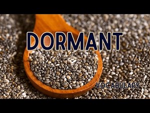 What is the meaning of Dormant?