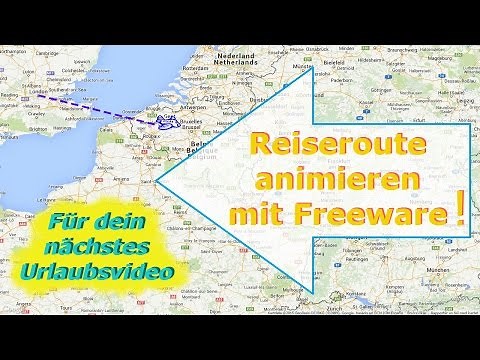 Tutorial animierte Reiseroute für dein nächstes Urlaubsvideo