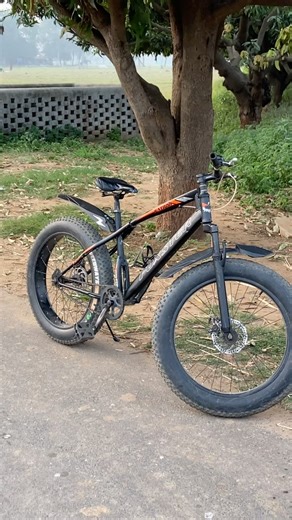 Fat Bike Cycle Stunt😱 #cycle #cyclestunt #cycleride #fatbike #fat #shorts #shortvideo #shortvideo