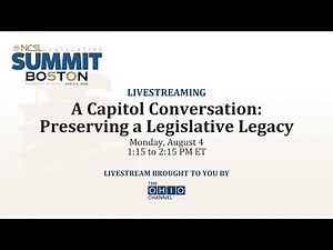 A Capitol Conversation: Preserving a Legislative Legacy