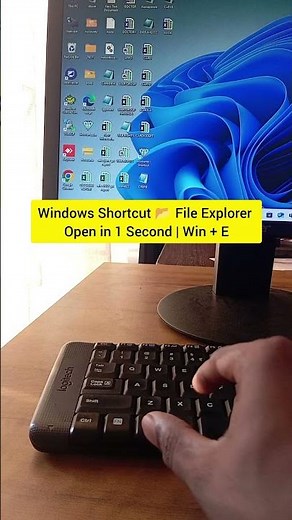 👉 Windows Shortcut 📂 File Explorer Open in 1 Second | Win + E