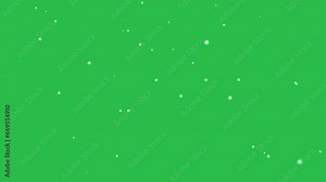 Shining star on green screen background motion graphic effects. Stock Video