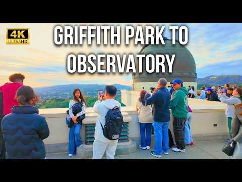Complete Griffith Park & Observatory Walk, Los Angeles 🇺🇸 | 4K Full Tour