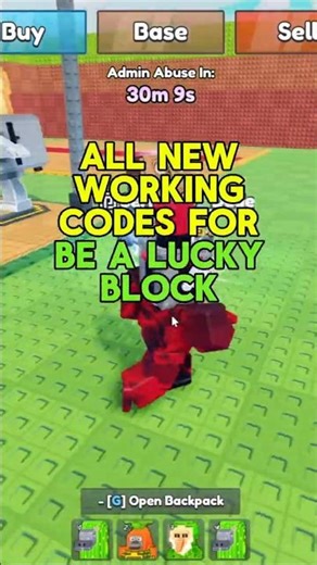All New Codes in Be a Lucky Block Roblox (Update Codes)