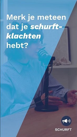 Merk je meteen dat je schurftklachten hebt?