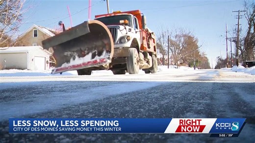 Mild winter saves Des Moines money on snow removal