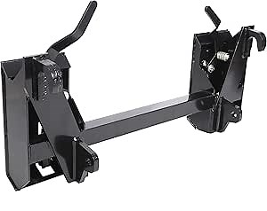 HECASA 4000Lbs Universal Quick Attach Skid Steer Adapter ​Attachment Conversion Adapter Plate Compatible with Global John Deere