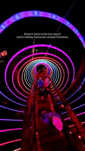Events I refuse to let you miss if you’re visiting Vancouver around Christmas 🎄✨ Because December in Vancouver deserves a little sparkle: 🎇 Canyon Lights — Capilano Suspension Bridge 🗓 November 21, 2025 – January 18, 2026 📍 3735 Capilano Rd, North Vancouver ✨A glowing rainforest dream — the one everyone talks about for a reason. 🌟 Festival of Lights — VanDusen Gardens 🗓 November 28, 2025 – January 4, 2026 📍 5251 Oak St, Vancouver ✨Over a million twinkling lights cozy holiday pathways = pu