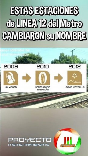 Renamed stations of Line 12 Metro CDMX