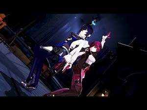 MMD 4K / Kafka - Yelan / Honkai: Star Rail, Genshin Impact / EXID - Up & Down