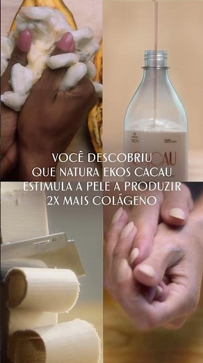 Natura Ekos Cacau: estimula sua pele a produzir 2x mais colágeno