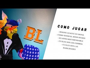 ✅Tutorial de como jugar 🥊boxing League🥊en PC y movil/roblox/guía definitiva, Trucos, Guantes y más✅
