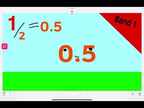 Numbers unit fractions band 1