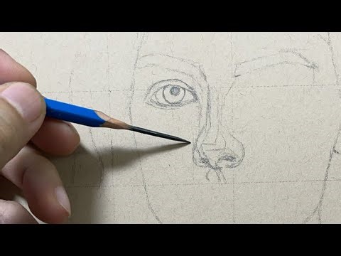 DRAWING- SKETCHING Live! How to Draw Realistic Portrait, Outline and Shading Tutorial?